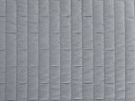 120 GSM Luxury Microfiber Coverlets & Shams (Soft Grey)