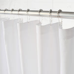 85 GSM Microfiber Shower Curtains (White)