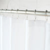 85 GSM Microfiber Shower Curtains (White)