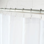 85 GSM Microfiber Shower Curtains (White)