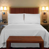 120 GSM Luxury Embossed Stripe Microfiber Linens  (White)