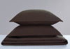 120 GSM Luxury Microfiber Coverlets & Shams (Brown)