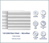 120 GSM Luxury Microfiber Linens (White)