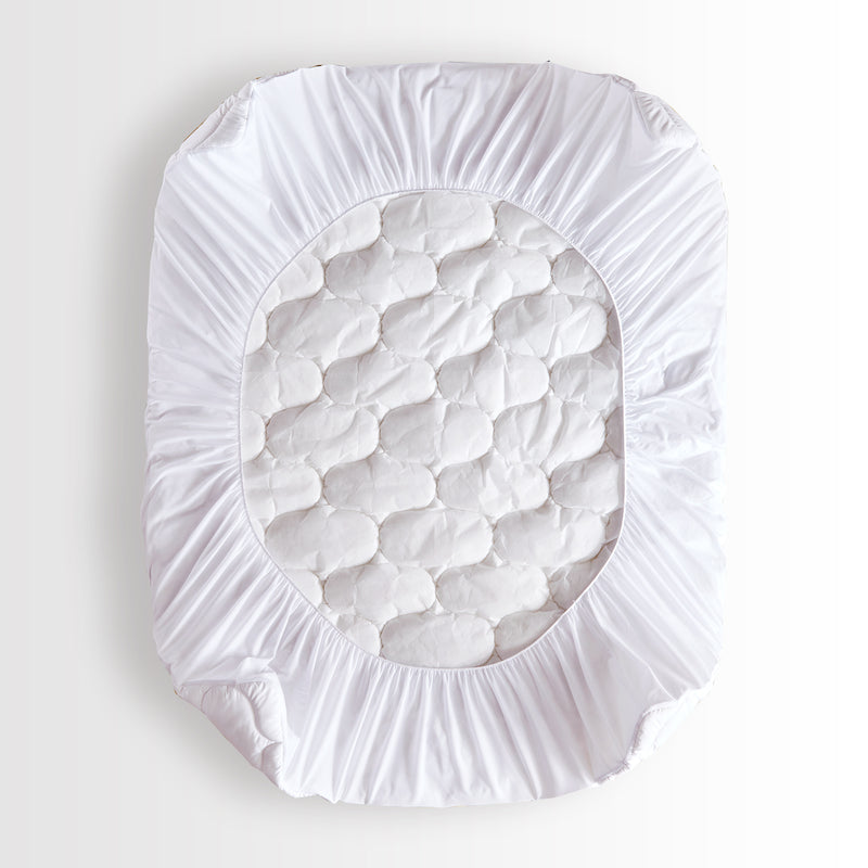 120 GSM Microfiber Luxury Quilted Mattress Pad