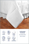 85 GSM Lightweight 5oz Comforter  (White)