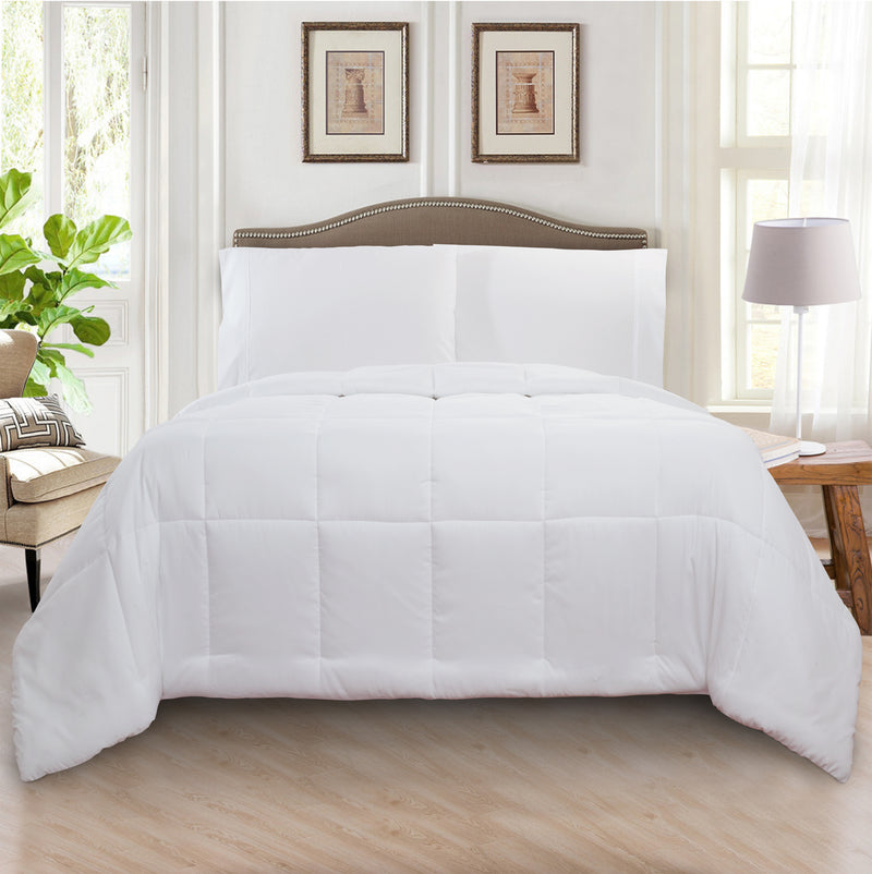 85 GSM Lightweight 5oz Comforter  (White)