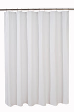 85 GSM Microfiber Shower Curtains (White)