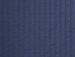 120 GSM Luxury Microfiber Bed Scarves (Navy-Quilted)