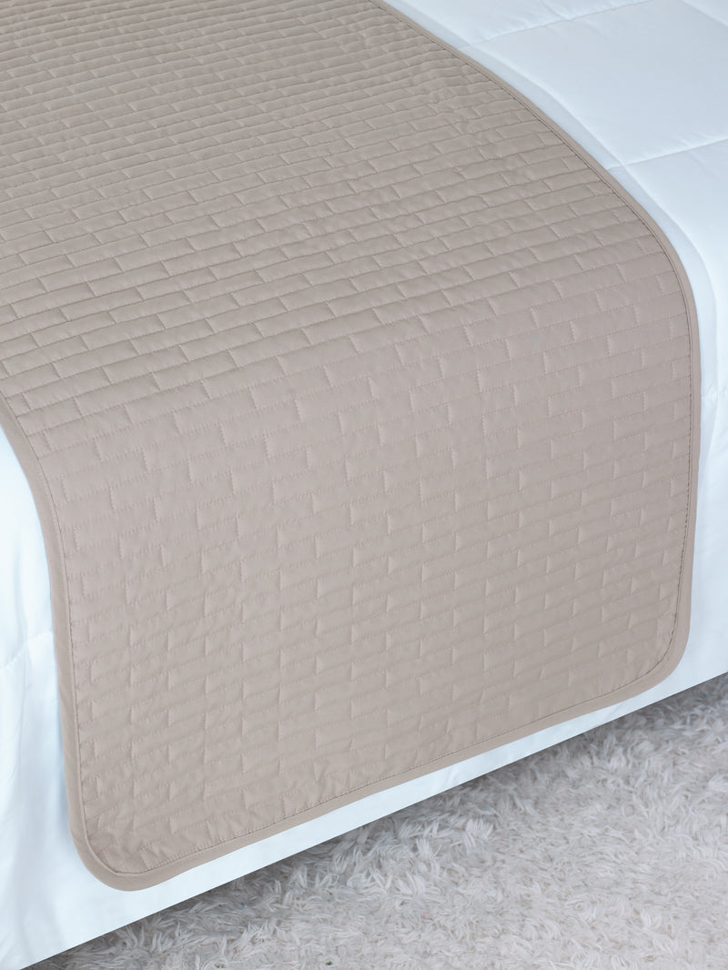 120 GSM Luxury Microfiber Bed Scarves (Brownstone)