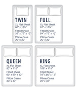 250 Thread Count Cotton/Polyester Linens (White)