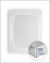 120 GSM Luxury Embossed Microfiber Linens  (White)